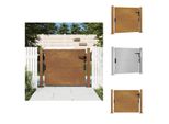 Vidaxl Cancello Da Giardino 105X105 Cm In Acciaio Corten - Cancelli Da Giardino