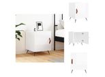 Vidaxl Comodino Bianco Lucido 40X40X50 Cm Materiale Legno - Comodini