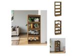 Vidaxl Libreria/Divisorio Per La Stanza In Legno Effetto Rovere Marrone - Librerie E Scaffalature