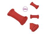 Vidaxl Corda Da Barca Rossa 5 Mm 100 M Polipropilene - Corde