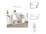 Vvidaxl Libreria Bianca 100X24X63 Cm Materiale A Base Di Legno - Librerie E Scaffalature