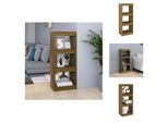 Vidaxl Libreria/Divisorio Per Camera Marrone Miele 40X30X103,5 In Legno Di Pino Massiccio - Librerie E Scaffalature