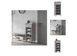 Vidaxl Portascarpe Grigio Sonoma 40X36X105 Cm In Legno - Portascarpe E Armadietti