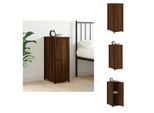 Vidaxl Comodino Marrone Effetto Rovere 32X42X80 Cm Materiale Legno - Comodini