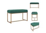 Vidaxl Panca 80 Cm In Velluto Verde - Panche Per Il Corridoio E Per La Sala