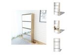 Vidaxl Scarpiera Con 4 Scomparti A Specchio In Rovere 63×17×134 Cm - Scarpiere E Armadietti