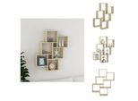 Vidaxl Scaffale A Cubo In Rovere Sonoma 78X15X93 Cm Materiale A Base Di Legno - Scaffali A Parete