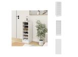 Vidaxl Scarpiera Bianca 31,5X35X90 Cm In Legno - Scarpiere & Armadietti