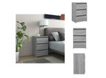 Vidaxl Comodino Grigio Sonoma 40X35X62,5 Cm Materiale A Base Di Legno - Comodini