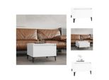 Vidaxl Tavolino Bianco Lucido 50X46X35 Cm Materiale A Base Di Legno - Tavolini