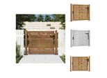 Vidaxl Cancello Da Giardino 105X105 Cm In Acciaio Corten Design Quadrato - Cancelli Da Giardino