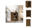 Vidaxl Comodino Marrone Miele 40X35X55 Cm In Legno Massiccio Di Pino - Comodini