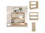 Vidaxl Libreria/Divisorio Sonoma Rovere 80X30X72 Cm - Librerie E Scaffalature