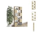 Vidaxl Libreria Divisoria In Rovere Sonoma 80X24X186 Cm In Legno - Librerie E Librerie