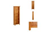 Vidaxl Libreria 5 Scomparti 45X22X140 Cm In Rovere Massiccio - Librerie E Scaffalature