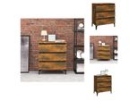 Vidaxl Credenza Rovere Fumé 60X35X69 Cm Materiale Legno - Credenze