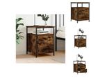 Vidaxl Comodino Rovere Fumé 44X45X60 Cm Materiale Legno - Comodini
