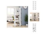 Vidaxl Libreria/Divisorio Per Ambienti Bianco Lucido 80X30X160 Cm - Librerie E Scaffalature
