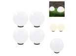 Vidaxl Luci Da Giardino A Led 4 Pz. Sferica 30 Cm Pmma - Illuminazione Esterna