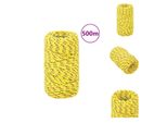 Vidaxl Corda Da Barca Gialla 2 Mm 500 M In Polipropilene - Corde