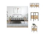 Vidaxl Comodini 2 Pezzi Rovere Sonoma 34X36X50 Cm Materiale A Base Di Legno - Comodini