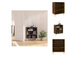 Vidaxl Credenza Marrone Effetto Rovere 57X35X70 Cm Materiale Legno - Credenze