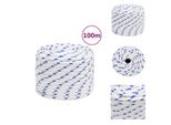 Vidaxl Corda Da Barca Bianca 16 Mm 100 M In Polipropilene - Corde