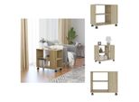 Vidaxl Tavolino In Rovere Sonoma 70X35X55 Cm Materiale A Base Di Legno - Tavolini