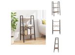Vidaxl Scaffale A 3 Ripiani Marrone Scuro E Nero 56X35X108 Cm - Librerie E Scaffali