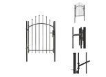 Vidaxl Cancello Da Giardino In Acciaio 1X1,5 M Nero - Cancelli Da Giardino