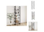 Vidaxl Armadio Alto Bianco 80X30X210 Cm In Legno Di Pino Massiccio - Librerie E Scaffali