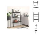 Vidaxl Scaffale A 3 Ripiani Nero 64X34X116 Cm - Librerie E Scaffali