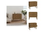 Vidaxl Consolle Marrone Miele 90X40X78 Cm In Legno Di Pino Massiccio - Credenze