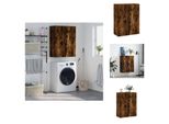 Vidaxl Armadio A Muro In Rovere Fumé 69,5X34X90 Cm - Credenze