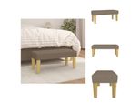 Vidaxl Panca Taupe 70X30X30 Cm In Tessuto - Panche