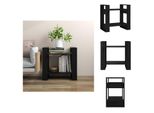 Vidaxl Libreria/Divisorio Nero 60X35X57 Cm In Legno Di Pino Massiccio - Librerie E Scaffali