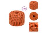 Vidaxl Corda Per Barca Arancione 12 Mm 50 M Polipropilene - Corde