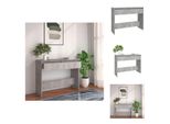 Vidaxl Consolle Grigio Cemento 100X35X76,5 Cm Materiale A Base Di Legno - Tavoli Laterali