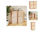 Vidaxl Credenze 2 Pezzi 31,5X34X75 Cm In Legno Di Pino Massiccio - Credenze