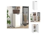 Vidaxl Scarpiera Bianca 30X35X70 Cm In Legno - Portascarpe E Armadietti