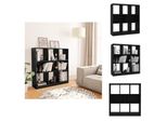 Vidaxl Libreria Nera 97,5X29,5X100 Cm Materiale A Base Di Legno - Librerie E Scaffali