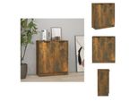 Vidaxl Credenza Rovere Affumicato 60X30X70 Cm Materiale Legno - Credenze