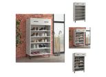 Vidaxl Armadio Per Scarpe Grigio Cemento 60X35X105 Cm Materiale A Base Di Legno - Scarpiere E Armadietti