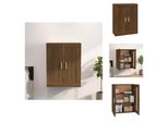Vidaxl Armadio A Muro Marrone Effetto Rovere 69,5X32,5X90 Cm In Legno - Mensole A Muro