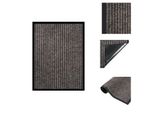 Vidaxl Zerbino Beige A Strisce 40X60 Cm - Zerbini