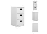 Vidaxl Armadio Per Archiviazione Grigio Chiaro 46X62X102,5 Cm In Acciaio - Armadi Per Archiviazione