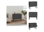 Vidaxl Armadio Console Grigio 90X40X78 Cm Pino Massiccio - Credenze