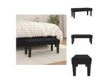 Vidaxl Panca Nera 70X30X30 Cm In Tessuto - Panche
