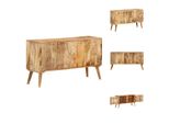 Vidaxl Sideboard Mango Massivholz 110X30X60 Cm - Sideboards