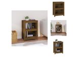 Vidaxl Libreria Marrone Miele 50X35X68 Cm In Legno Di Pino Massiccio - Librerie E Scaffali